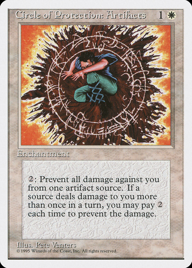 Circle of Protection: Artifacts [Fourth Edition] MTG Single Magic: The Gathering | Red Claw Gaming
