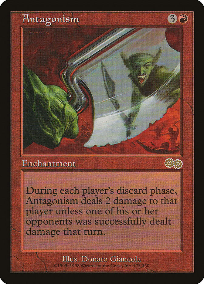 Antagonism [Urza's Saga] MTG Single Magic: The Gathering | Red Claw Gaming