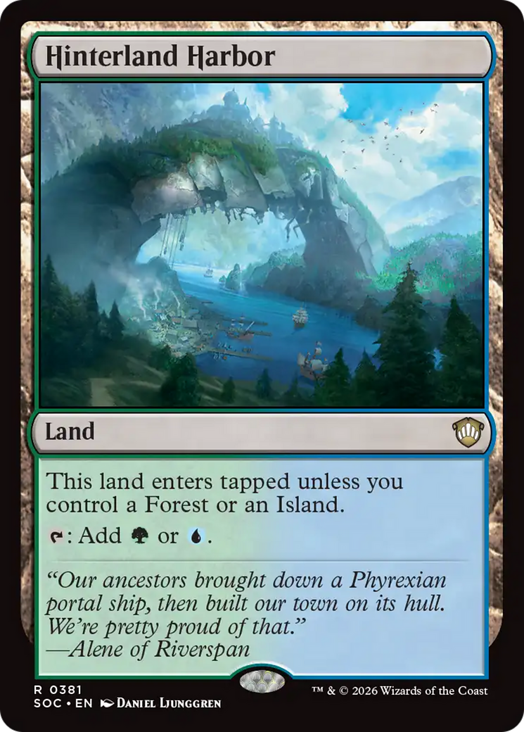 Hinterland Harbor [Secrets of Strixhaven Commander] MTG Single Magic: The Gathering | Red Claw Gaming
