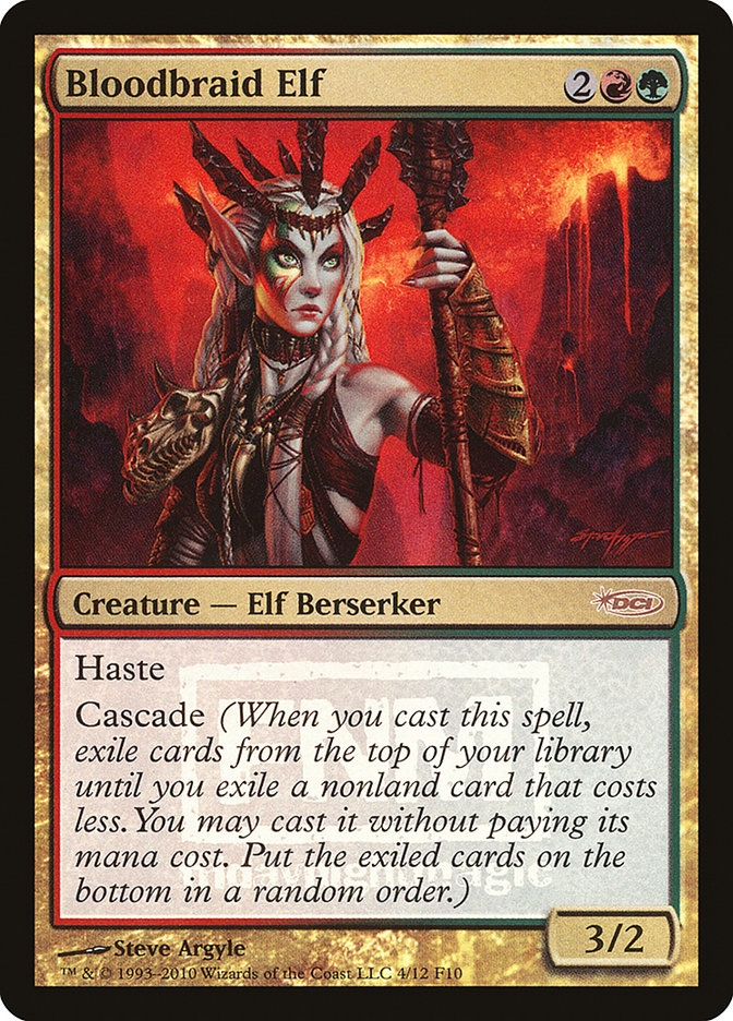 Bloodbraid Elf [Friday Night Magic 2010] MTG Single Magic: The Gathering | Red Claw Gaming