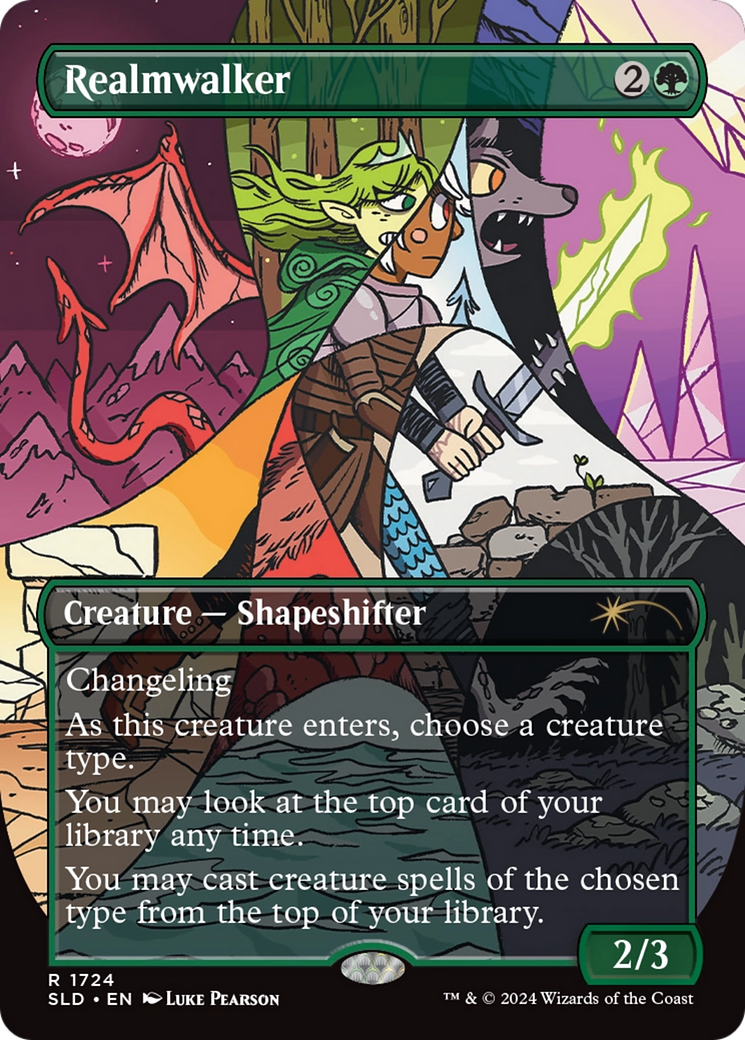 Realmwalker (Rainbow Foil) [Secret Lair Drop Series] MTG Single Magic: The Gathering | Red Claw Gaming