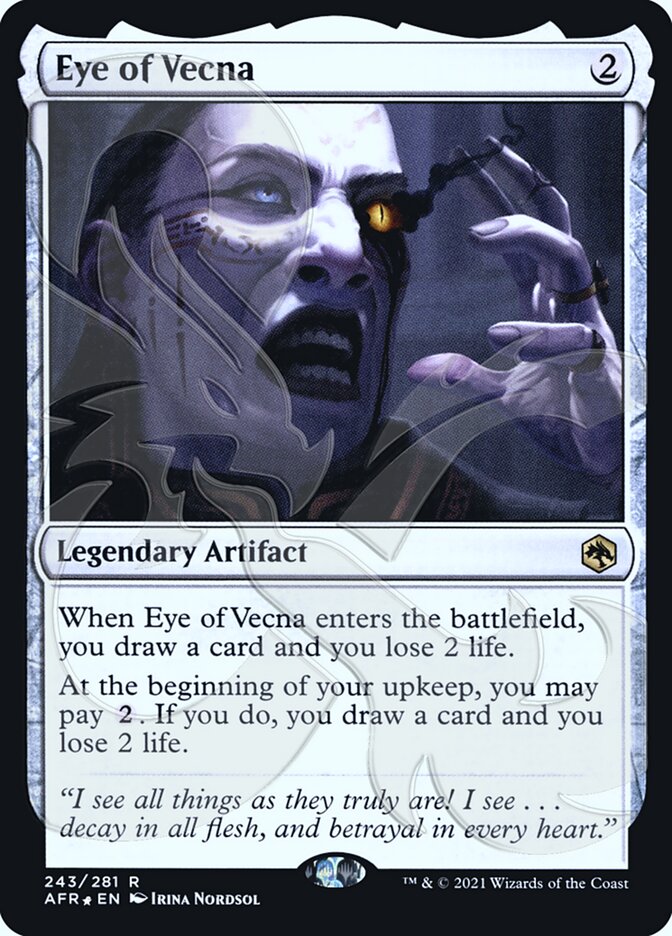 Eye of Vecna (Ampersand Promo) [Dungeons & Dragons: Adventures in the Forgotten Realms Promos] MTG Single Magic: The Gathering | Red Claw Gaming