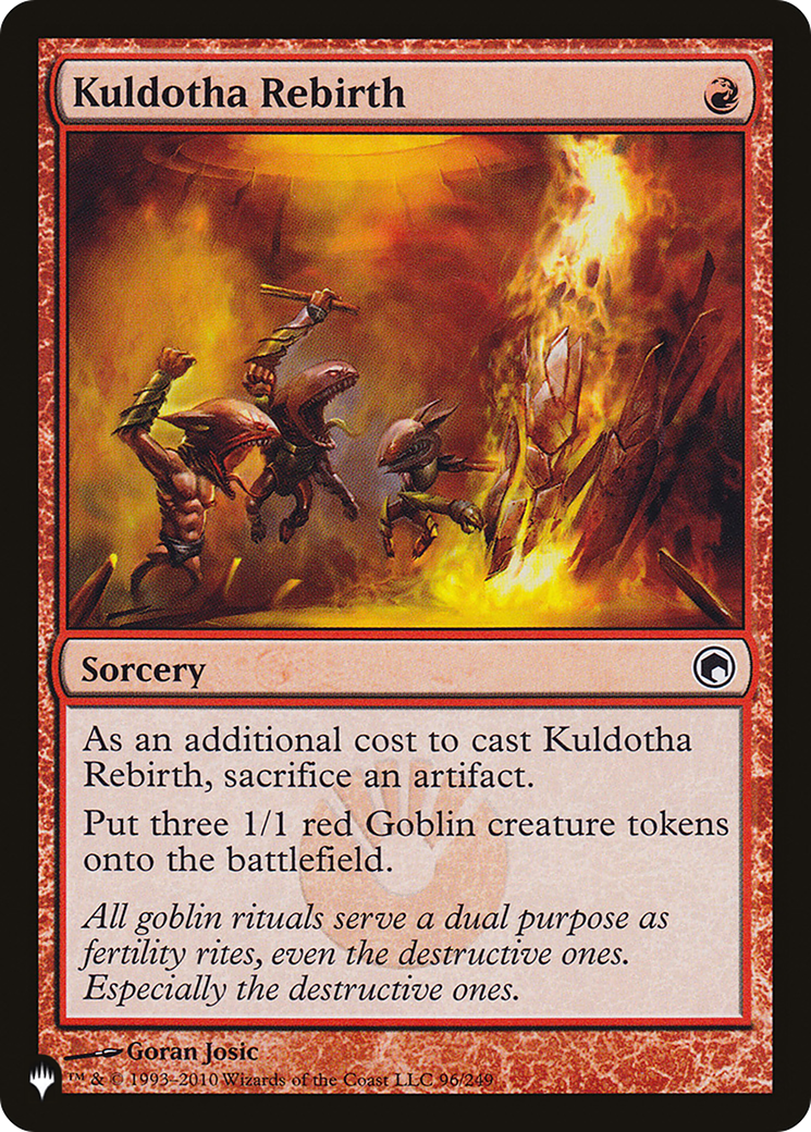 Kuldotha Rebirth [The List] MTG Single Magic: The Gathering | Red Claw Gaming