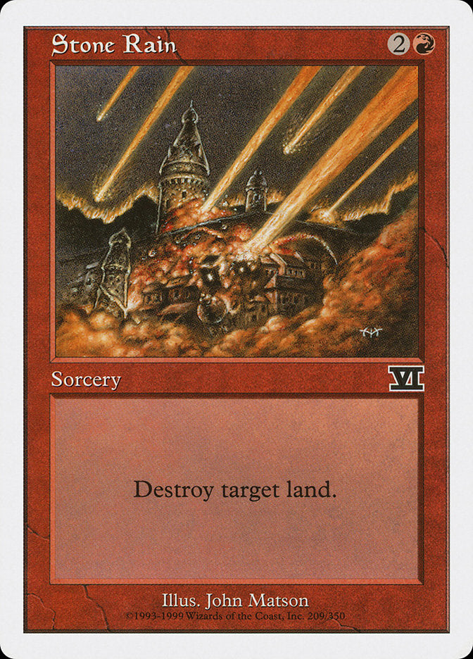 Stone Rain [Classic Sixth Edition] MTG Single Magic: The Gathering | Red Claw Gaming