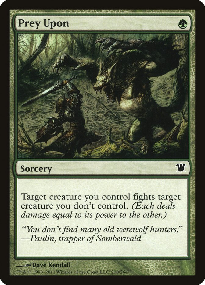 Prey Upon [Innistrad] MTG Single Magic: The Gathering | Red Claw Gaming