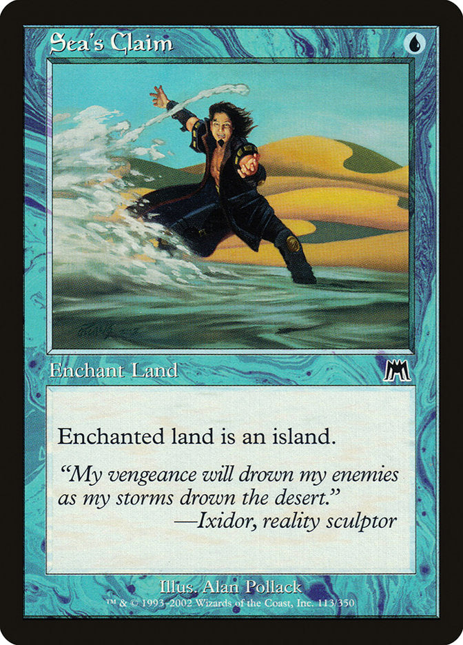 Sea's Claim [Onslaught] MTG Single Magic: The Gathering | Red Claw Gaming