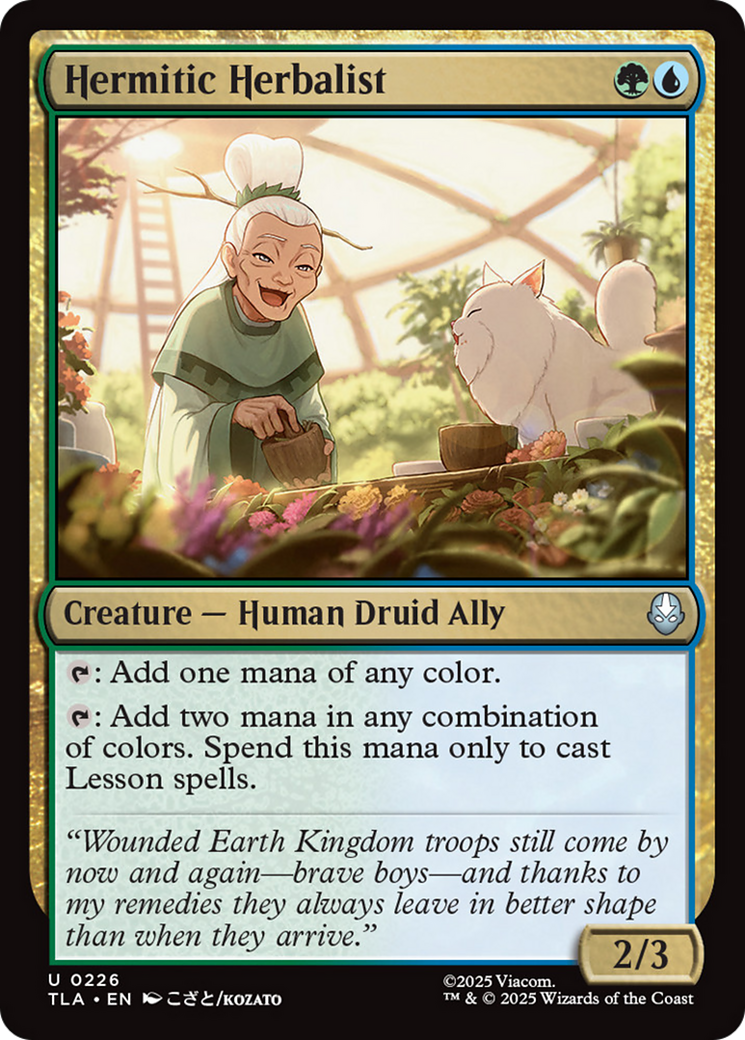 Hermitic Herbalist [Avatar: The Last Airbender] MTG Single Magic: The Gathering | Red Claw Gaming