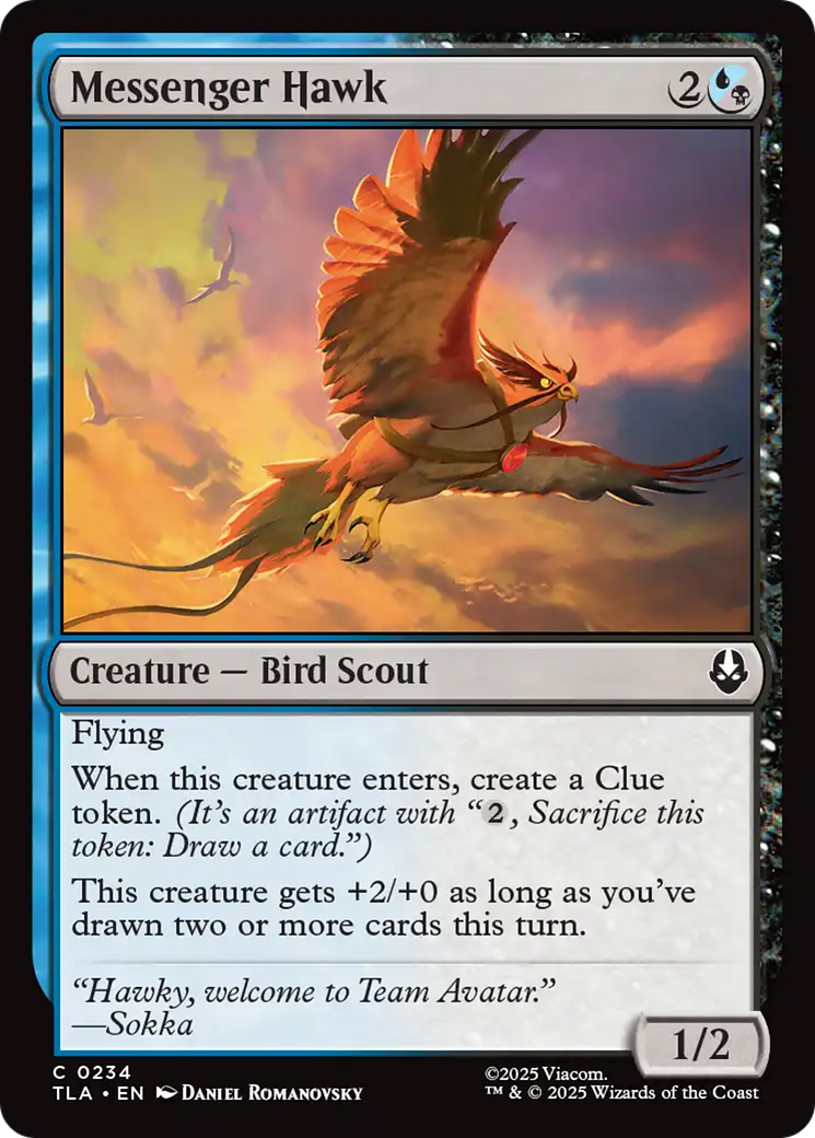 Messenger Hawk [Avatar: The Last Airbender] MTG Single Magic: The Gathering | Red Claw Gaming