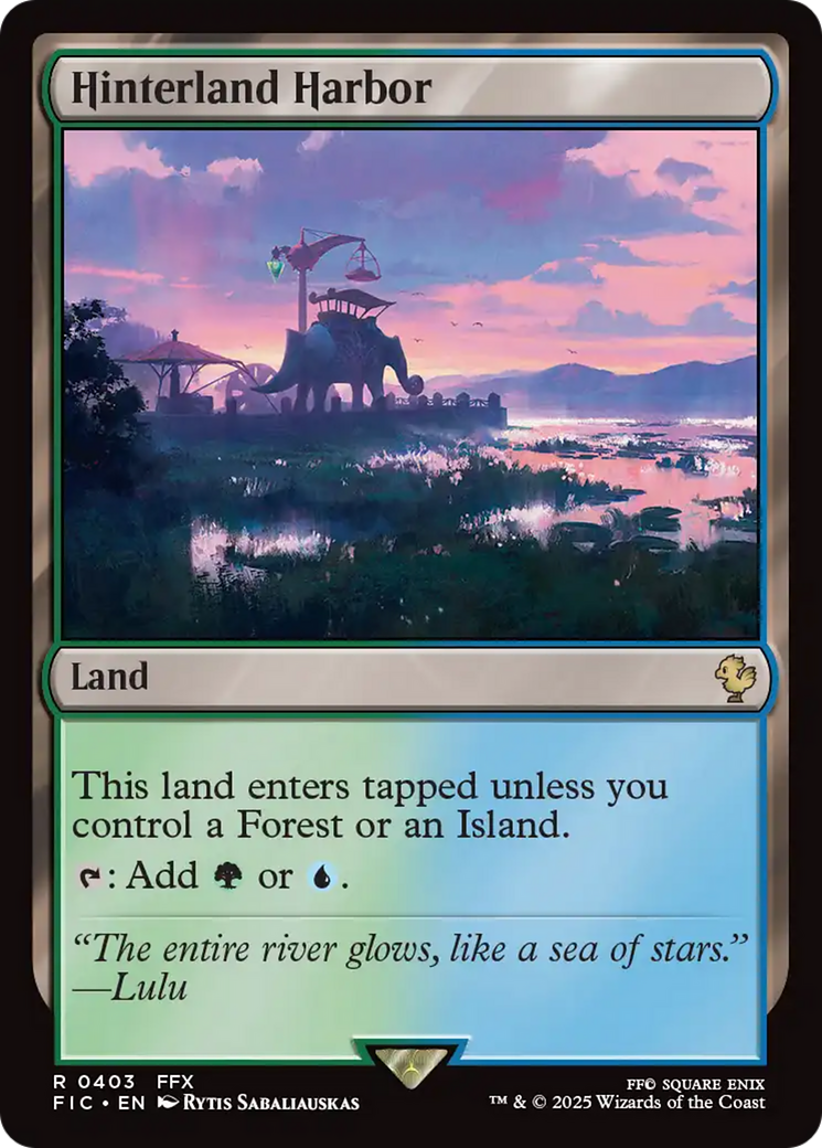 Hinterland Harbor [FINAL FANTASY Commander] MTG Single Magic: The Gathering | Red Claw Gaming