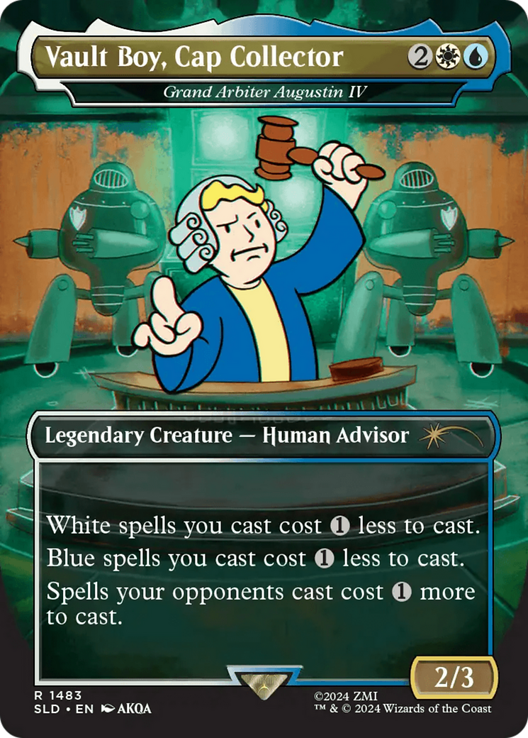 Vault Boy, Cap Collector - Grand Arbiter Augustin IV [Secret Lair Drop Series] MTG Single Magic: The Gathering | Red Claw Gaming
