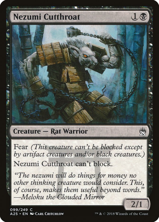 Nezumi Cutthroat [Masters 25] MTG Single Magic: The Gathering | Red Claw Gaming