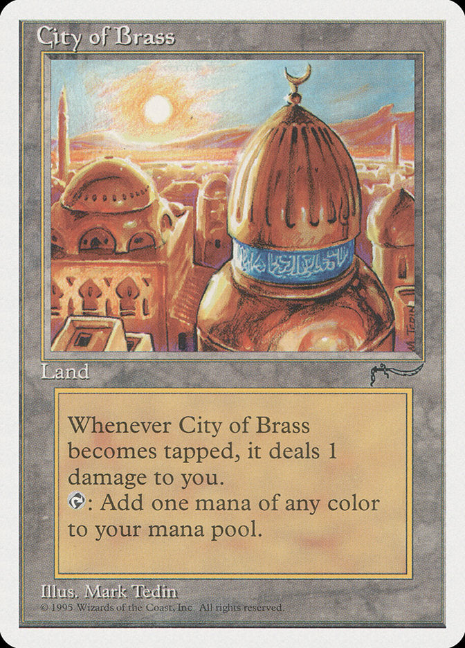 City of Brass [Chronicles] MTG Single Magic: The Gathering | Red Claw Gaming