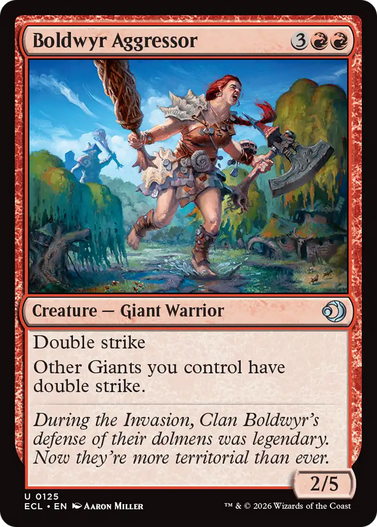 Boldwyr Aggressor [Lorwyn Eclipsed] MTG Single Magic: The Gathering | Red Claw Gaming