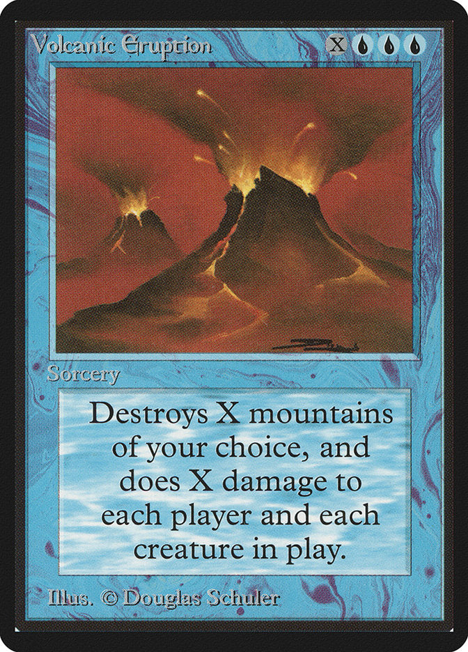 Volcanic Eruption [Beta Edition] MTG Single Magic: The Gathering | Red Claw Gaming