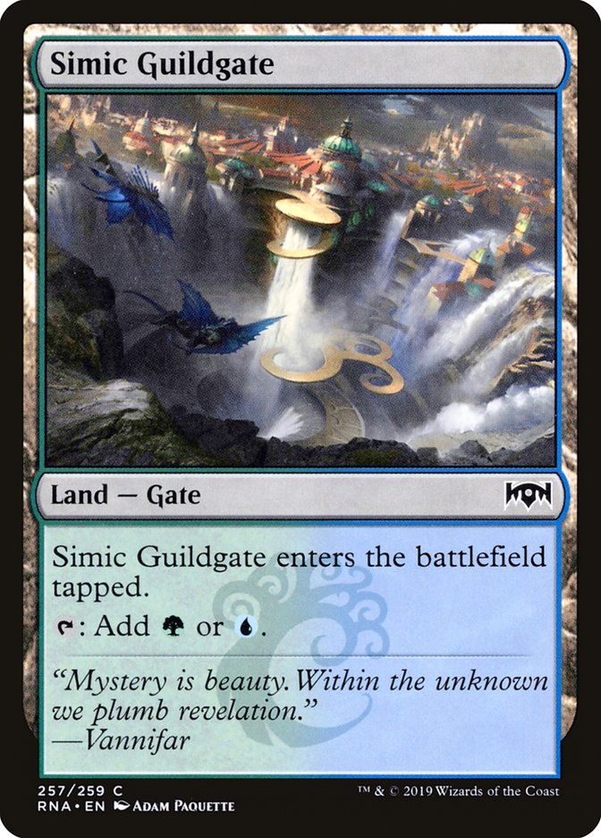 Simic Guildgate (257/259) [Ravnica Allegiance] MTG Single Magic: The Gathering | Red Claw Gaming