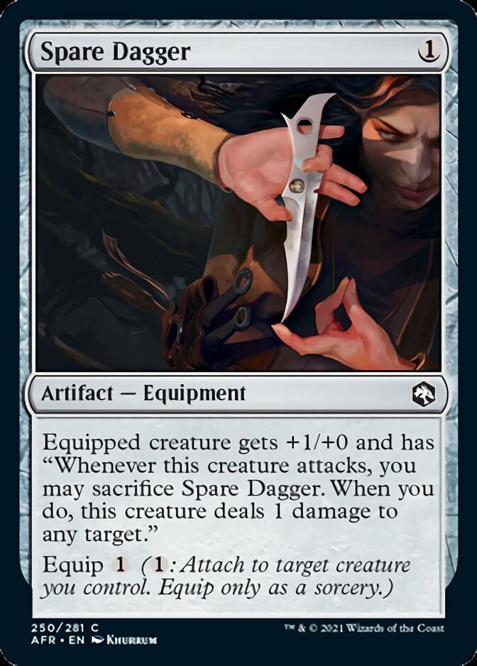 Spare Dagger [Dungeons & Dragons: Adventures in the Forgotten Realms] MTG Single Magic: The Gathering | Red Claw Gaming