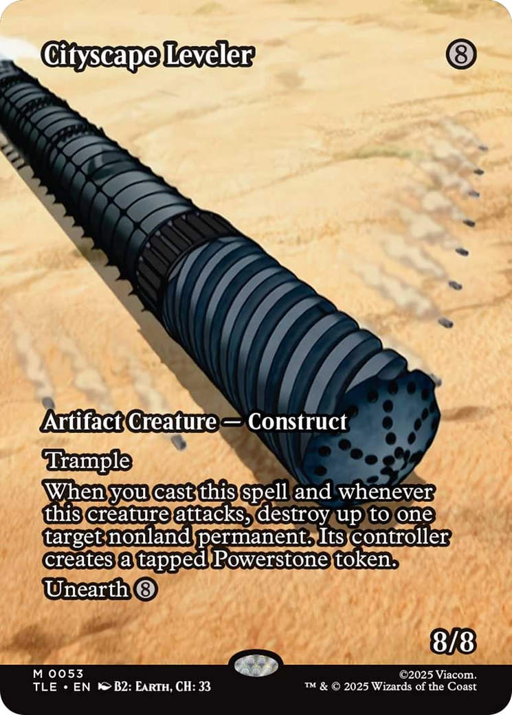 Cityscape Leveler (Borderless) [Avatar: The Last Airbender: Eternal-Legal] MTG Single Magic: The Gathering | Red Claw Gaming