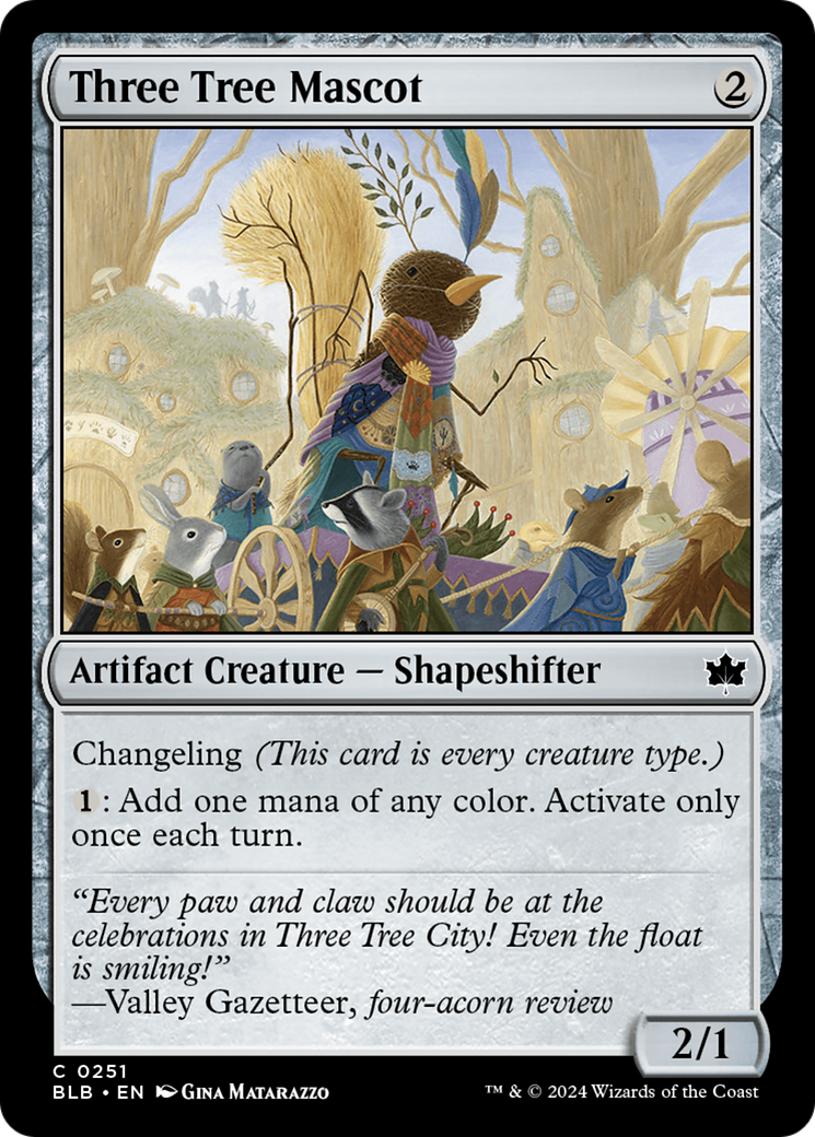 Three Tree Mascot [Bloomburrow] MTG Single Magic: The Gathering | Red Claw Gaming