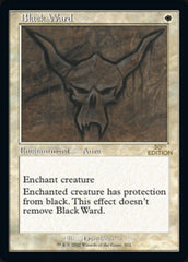 Black Ward (Retro) [30th Anniversary Edition] MTG Single Magic: The Gathering | Red Claw Gaming