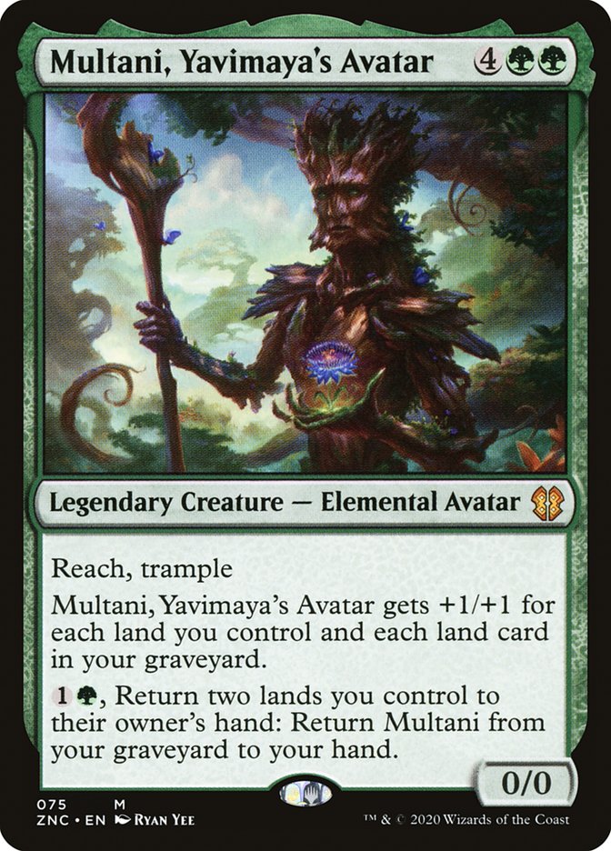 Multani, Yavimaya's Avatar [Zendikar Rising Commander] MTG Single Magic: The Gathering | Red Claw Gaming