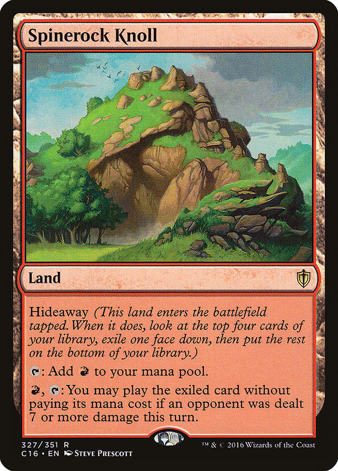 Spinerock Knoll [Commander 2016] MTG Single Magic: The Gathering | Red Claw Gaming