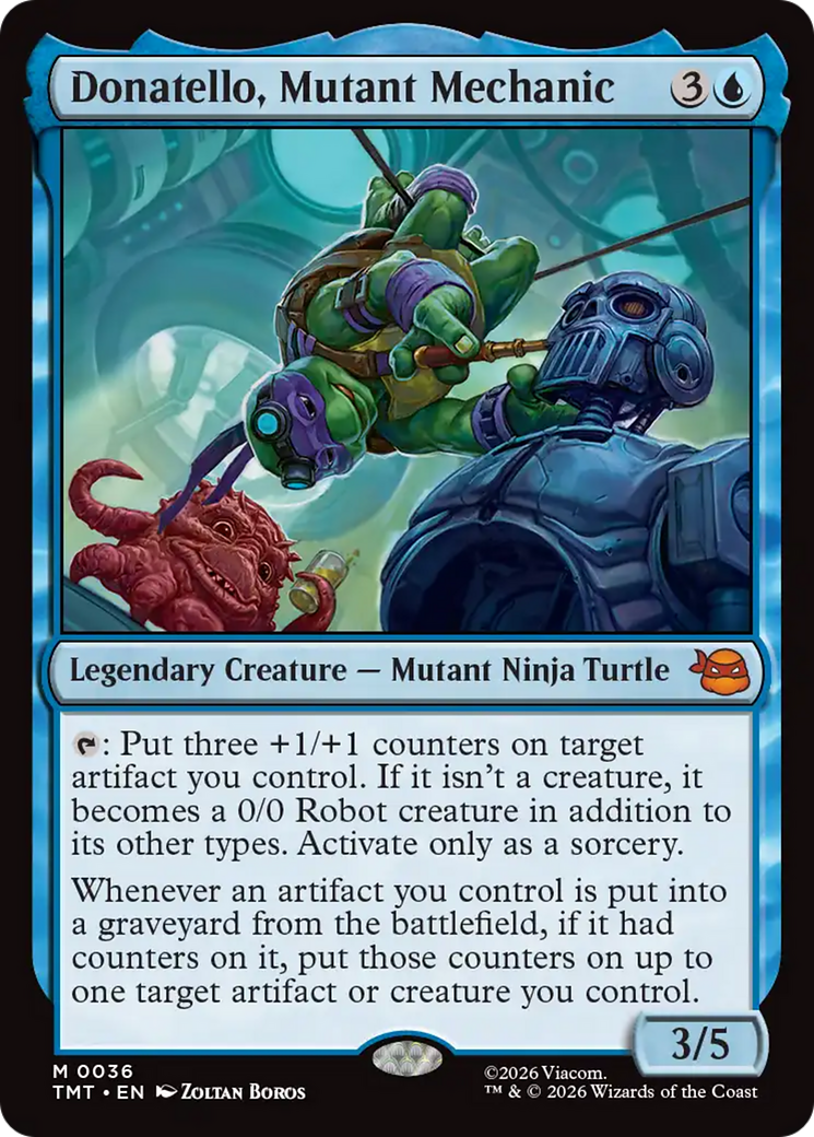 Donatello, Mutant Mechanic [Teenage Mutant Ninja Turtles] MTG Single Magic: The Gathering | Red Claw Gaming