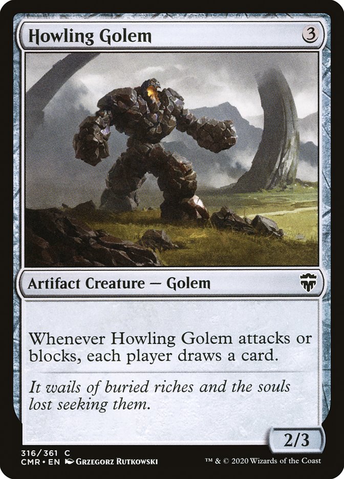 Howling Golem [Commander Legends] MTG Single Magic: The Gathering | Red Claw Gaming