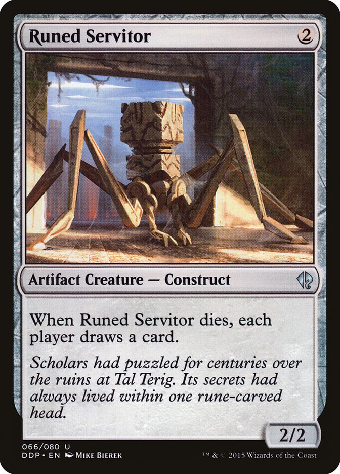 Runed Servitor [Duel Decks: Zendikar vs. Eldrazi] MTG Single Magic: The Gathering | Red Claw Gaming