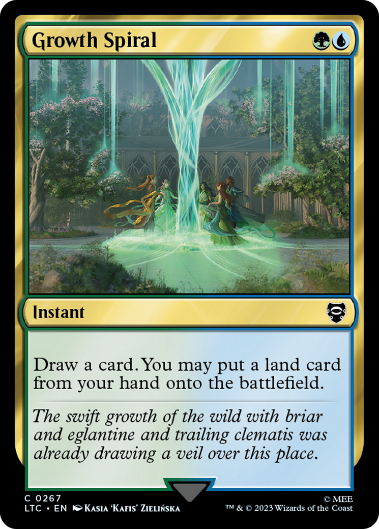 Growth Spiral [The Lord of the Rings: Tales of Middle-Earth Commander] MTG Single Magic: The Gathering | Red Claw Gaming