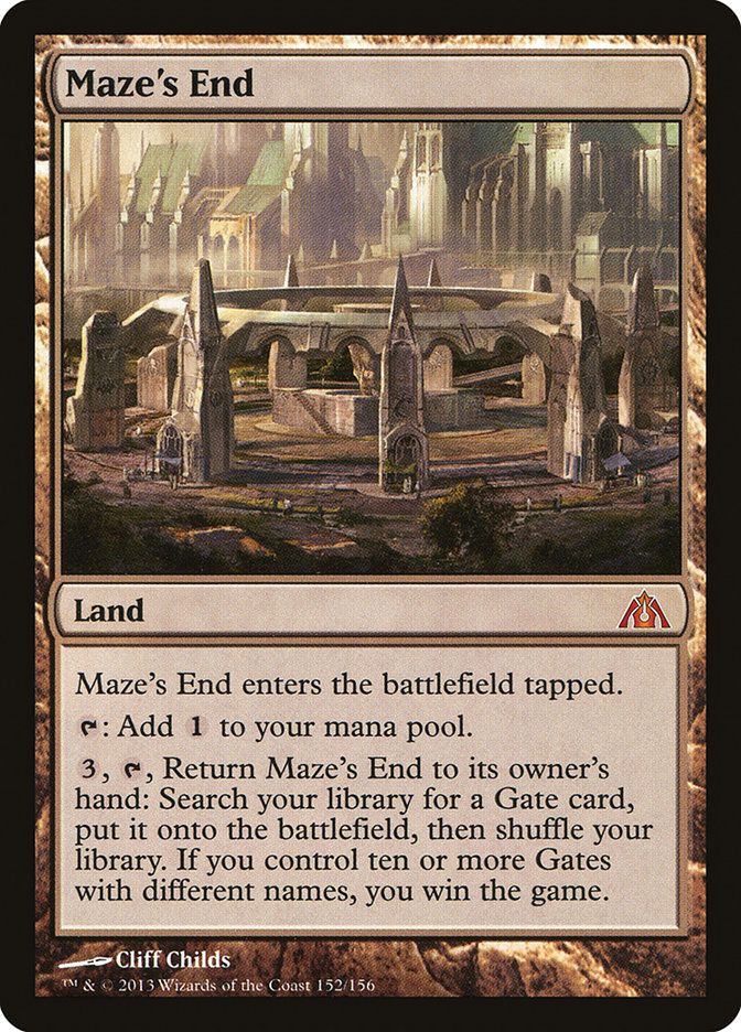Maze's End [Dragon's Maze] MTG Single Magic: The Gathering | Red Claw Gaming