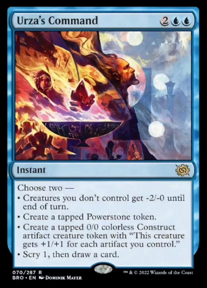 Urza's Command [The Brothers' War] MTG Single Magic: The Gathering | Red Claw Gaming