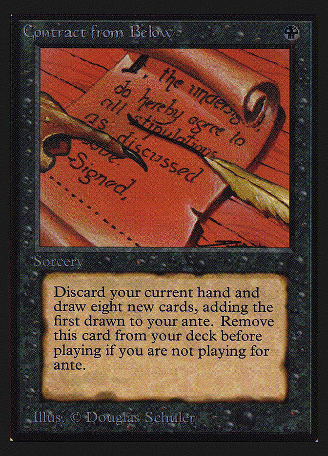 Contract from Below [International Collectors' Edition] MTG Single Magic: The Gathering | Red Claw Gaming
