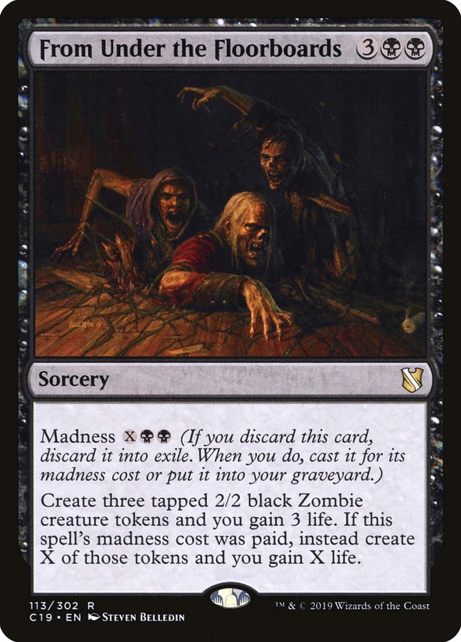 From Under the Floorboards [Commander 2019] MTG Single Magic: The Gathering | Red Claw Gaming
