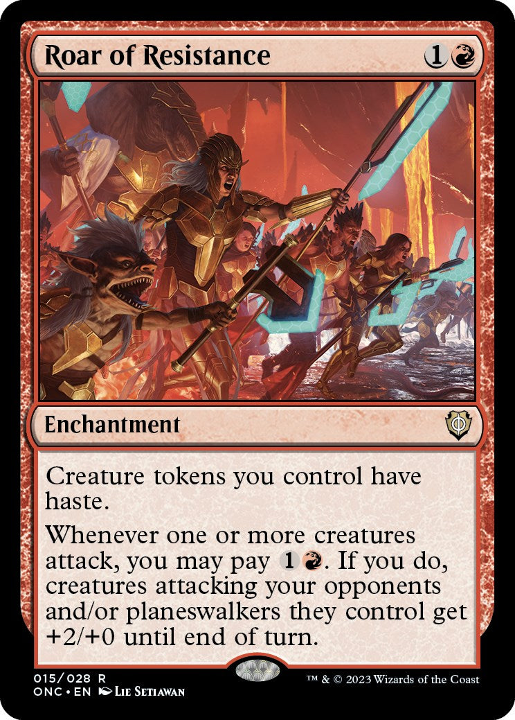 Roar of Resistance [Phyrexia: All Will Be One Commander] MTG Single Magic: The Gathering | Red Claw Gaming