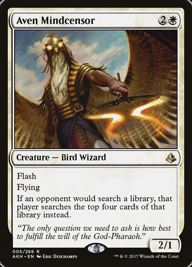 Aven Mindcensor [Amonkhet] MTG Single Magic: The Gathering | Red Claw Gaming