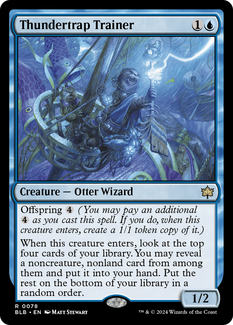 Thundertrap Trainer [Bloomburrow] MTG Single Magic: The Gathering | Red Claw Gaming