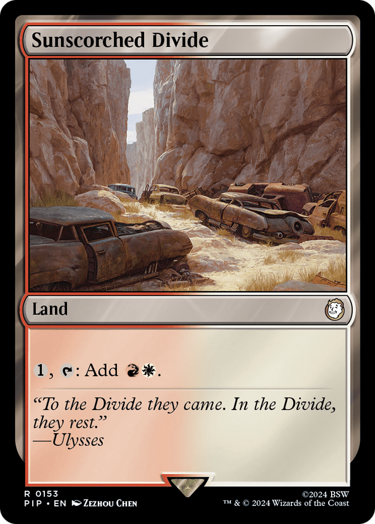 Sunscorched Divide [Fallout] MTG Single Magic: The Gathering | Red Claw Gaming
