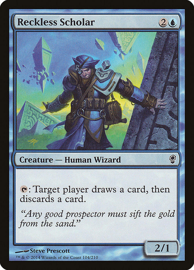 Reckless Scholar [Conspiracy] MTG Single Magic: The Gathering | Red Claw Gaming