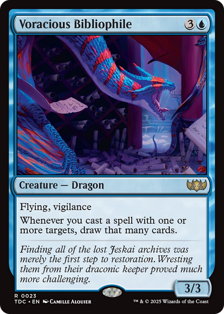 Voracious Bibliophile [Tarkir: Dragonstorm Commander] MTG Single Magic: The Gathering | Red Claw Gaming