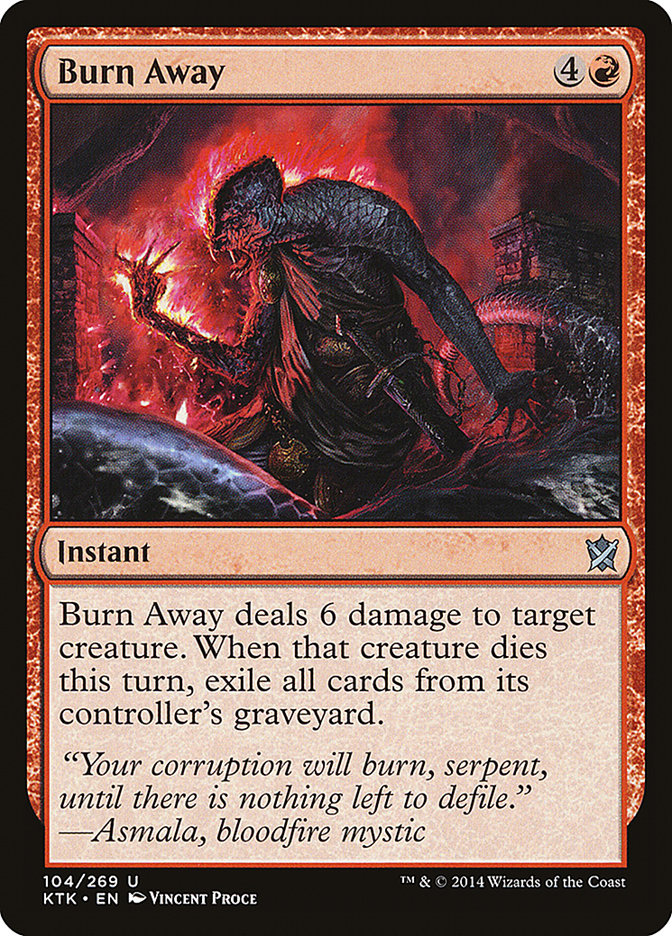 Burn Away [Khans of Tarkir] MTG Single Magic: The Gathering | Red Claw Gaming