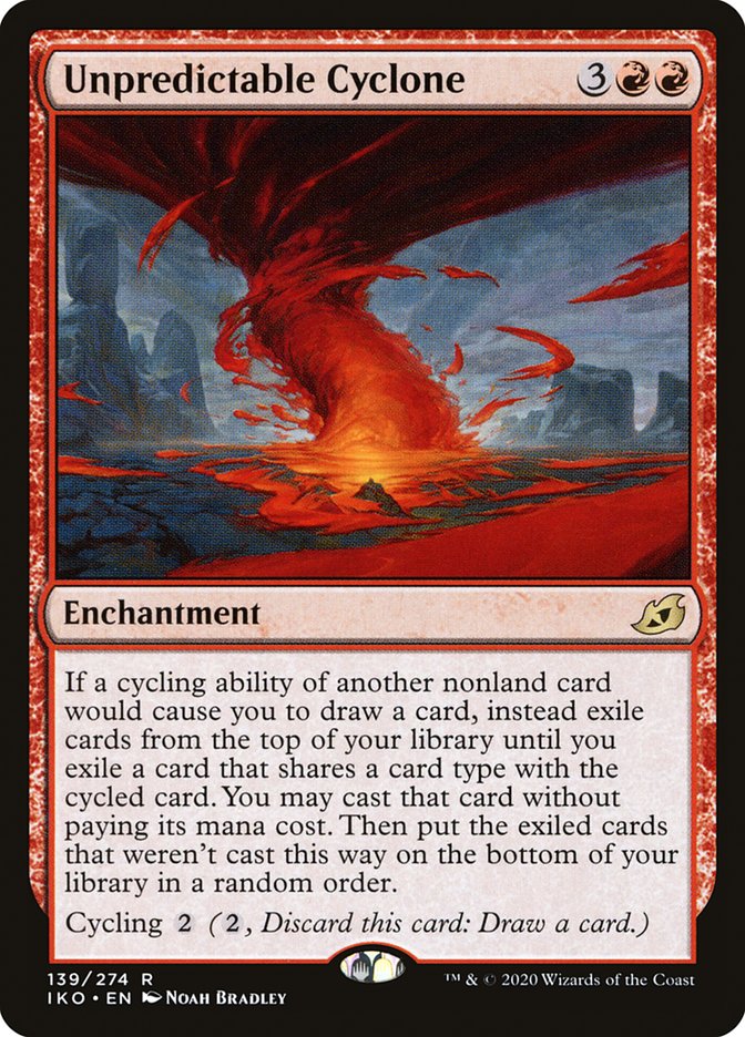 Unpredictable Cyclone [Ikoria: Lair of Behemoths] MTG Single Magic: The Gathering | Red Claw Gaming