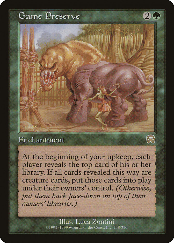 Game Preserve [Mercadian Masques] MTG Single Magic: The Gathering | Red Claw Gaming