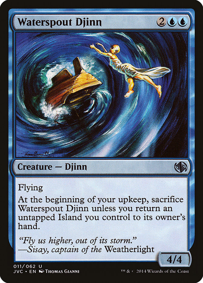 Waterspout Djinn [Duel Decks Anthology] MTG Single Magic: The Gathering | Red Claw Gaming