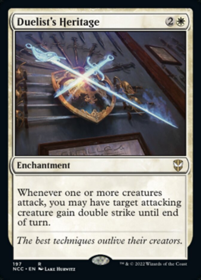 Duelist's Heritage [Streets of New Capenna Commander] MTG Single Magic: The Gathering | Red Claw Gaming