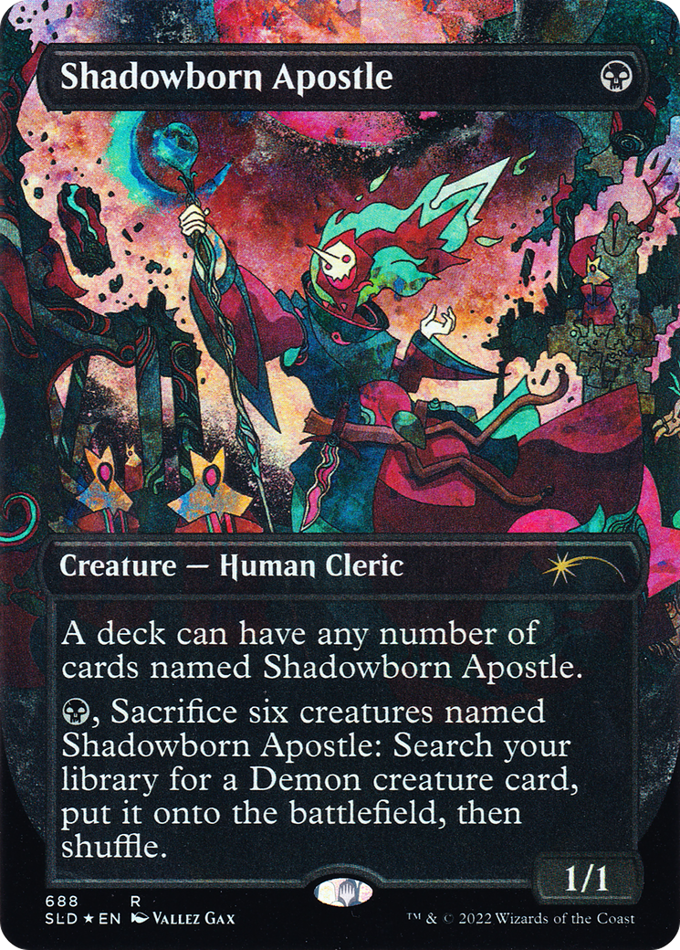 Shadowborn Apostle (688) (Borderless) [Secret Lair Drop Promos] MTG Single Magic: The Gathering | Red Claw Gaming