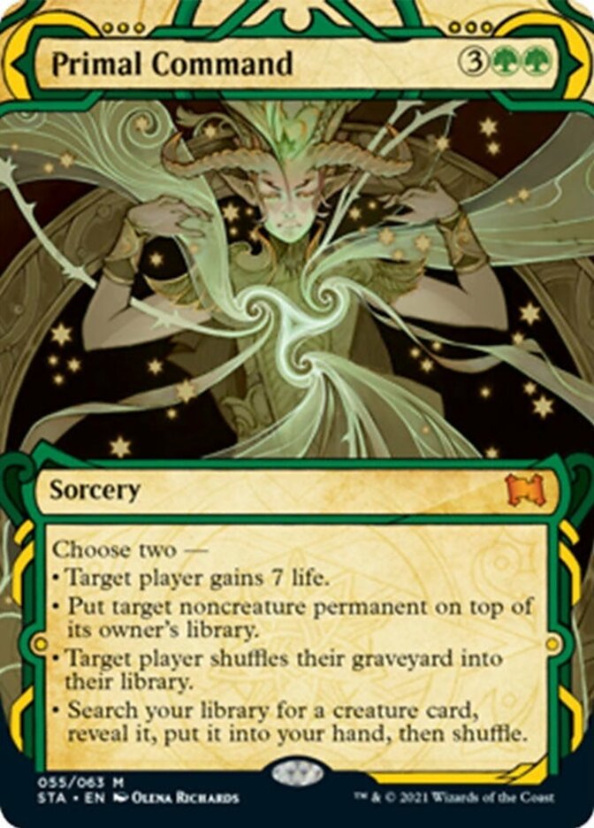 Primal Command (Foil Etched) [Strixhaven: Mystical Archive] MTG Single Magic: The Gathering | Red Claw Gaming