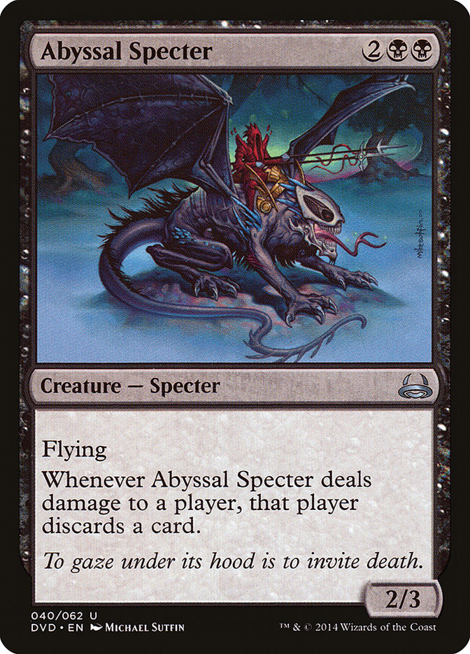 Abyssal Specter (Divine vs. Demonic) [Duel Decks Anthology] MTG Single Magic: The Gathering | Red Claw Gaming