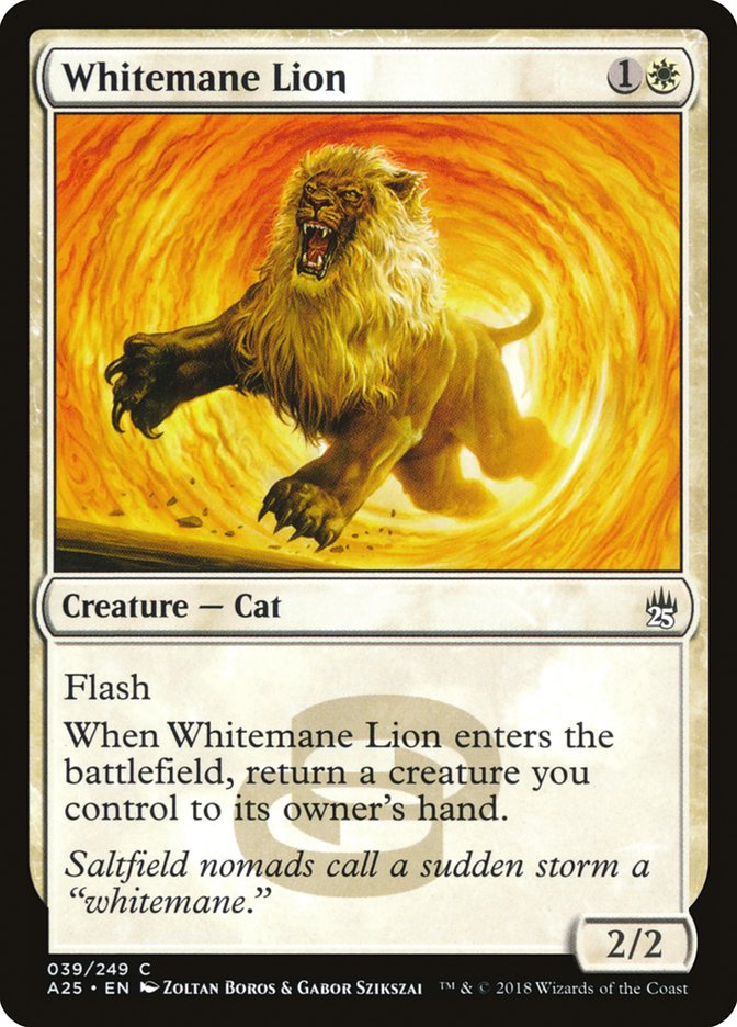 Whitemane Lion [Masters 25] MTG Single Magic: The Gathering | Red Claw Gaming