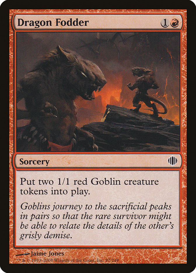 Dragon Fodder [Shards of Alara] MTG Single Magic: The Gathering | Red Claw Gaming