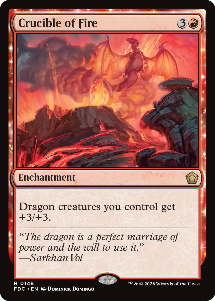 Crucible of Fire [Foundations Commander] | Red Claw Gaming